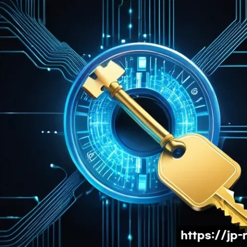 데이터 암호화 알고리즘 비교 - A futuristic digital scene depicting the contrast between symmetric key encryption and public key en...