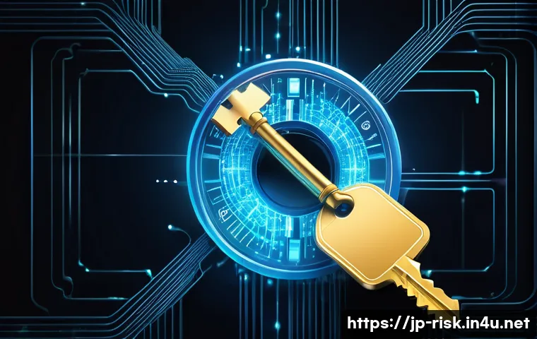 데이터 암호화 알고리즘 비교 - A futuristic digital scene depicting the contrast between symmetric key encryption and public key en...